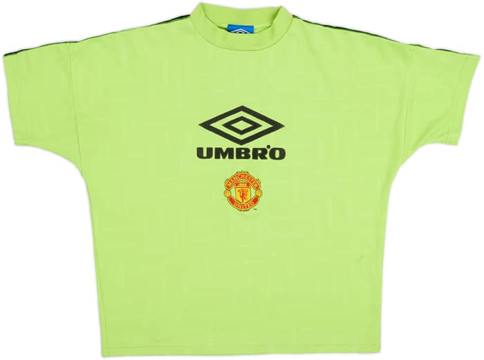 1996-97 Manchester United Umbro Training Shirt - 7/10 - (S)