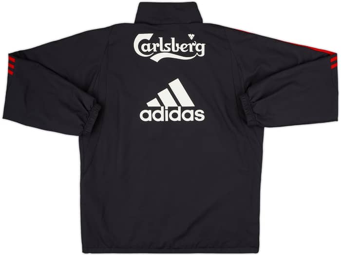 2009-10 Liverpool adidas 1/4 Zip Drill Top - 6/10 - (S)