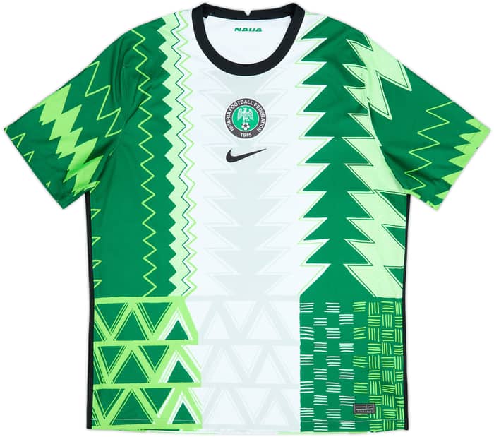 2020-21 Nigeria Home Shirt - 9/10 - (XL)