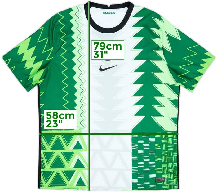 2020-21 Nigeria Home Shirt - 9/10 - (XL)