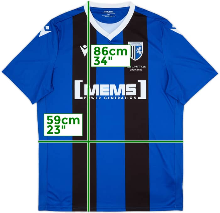 2021-22 Gillingham Home Shirt - 10/10 - (3XL)