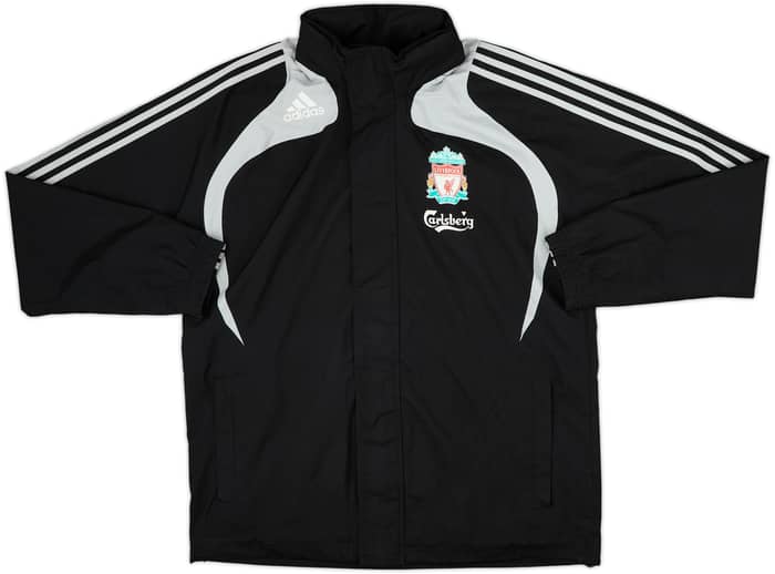 2008-09 Liverpool adidas Hooded Rain Jacket - 8/10 - (M)