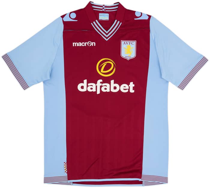 2013-14 Aston Villa Home Shirt Grealish #40 - 7/10 - (L)