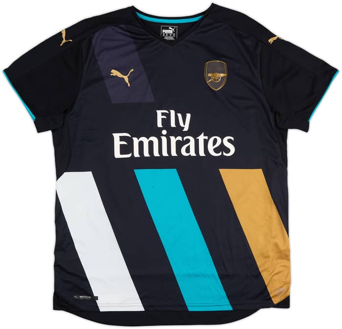 2015-16 Arsenal Third Shirt Arteta #8 - 6/10 - (XL)