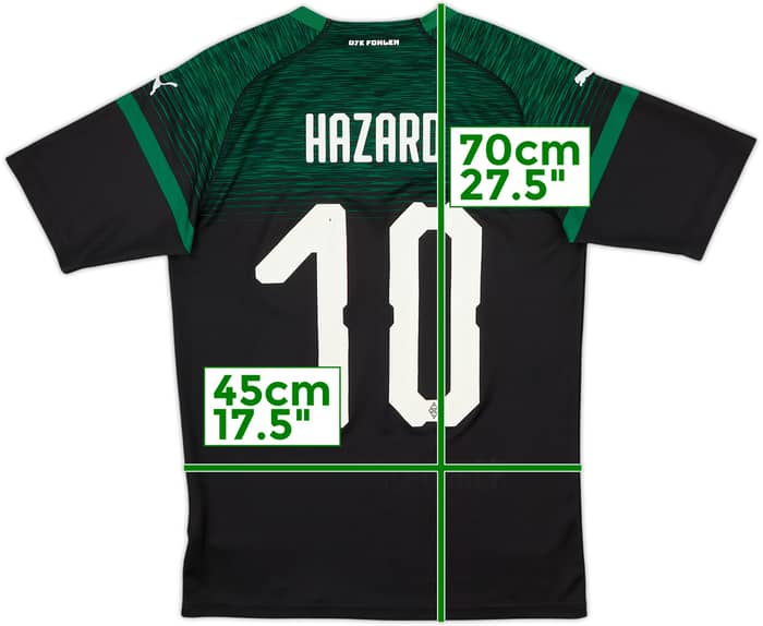 2018-19 Borussia Monchengladbach Away Shirt Hazard #10 - 7/10 - (S)