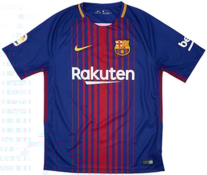 2017-18 Barcelona Home Shirt Messi #10 - 10/10 - (M)