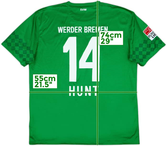 2012-13 Werder Bremen Home Shirt Hunt #14 - 8/10 - (L)