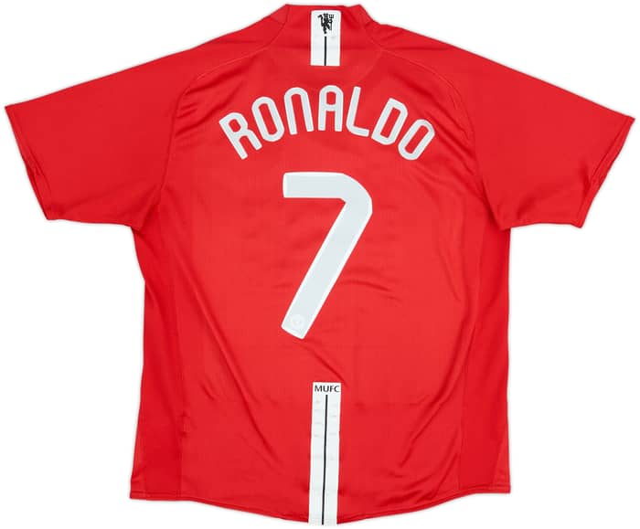 2007-09 Manchester United Home Shirt Ronaldo #7 - 5/10 - (L)