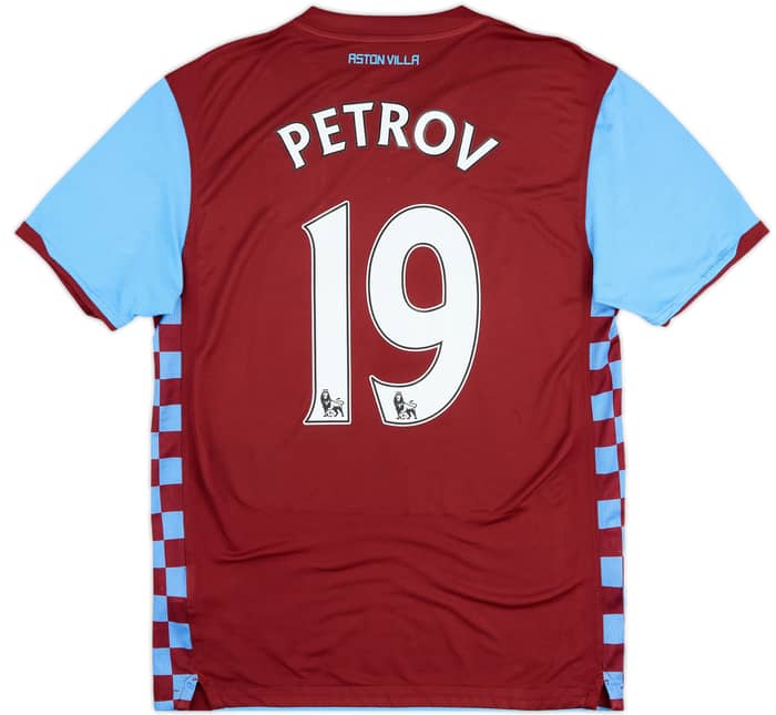 2010-11 Aston Villa Home Shirt Petrov #19 - 8/10 - (M)