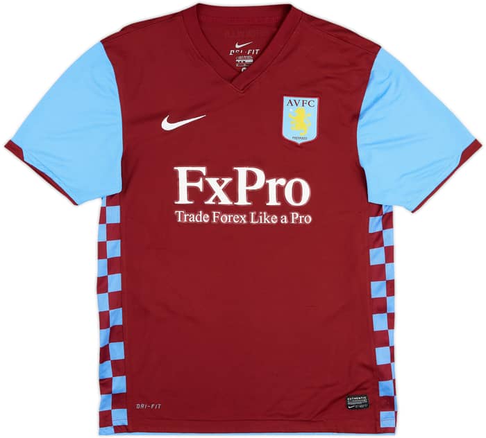2010-11 Aston Villa Home Shirt Petrov #19 - 8/10 - (M)
