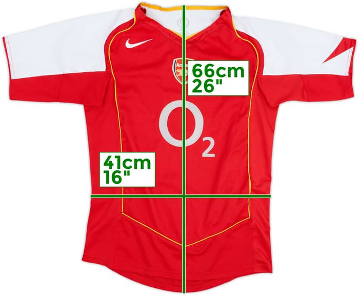 2004-05 Arsenal Home Shirt - 8/10 - (L.Boys)