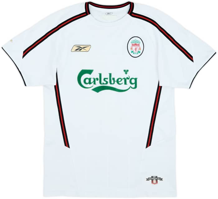 2003-04 Liverpool Away Shirt Harry Kewell #7 - 5/10 - (XL.Boys)