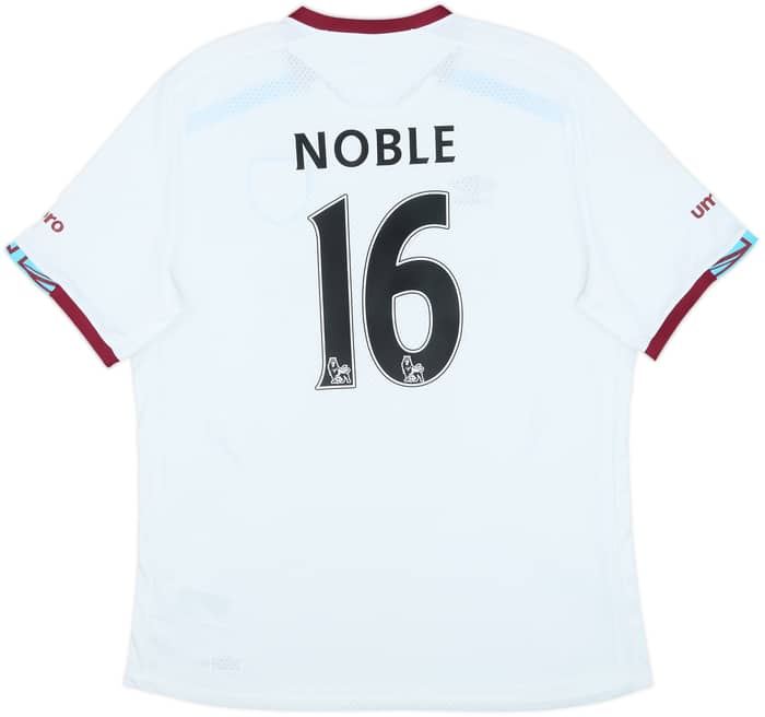 2016-17 West Ham Away Shirt Noble #16 - 9/10 - (XXL)