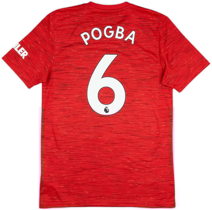 2020-21 Manchester United Home Shirt Pogba #6 - 8/10 - (M)
