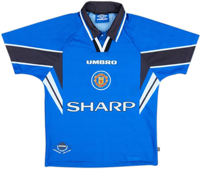 1996-98 Manchester United Third Shirt - 7/10 - (L.Boys)