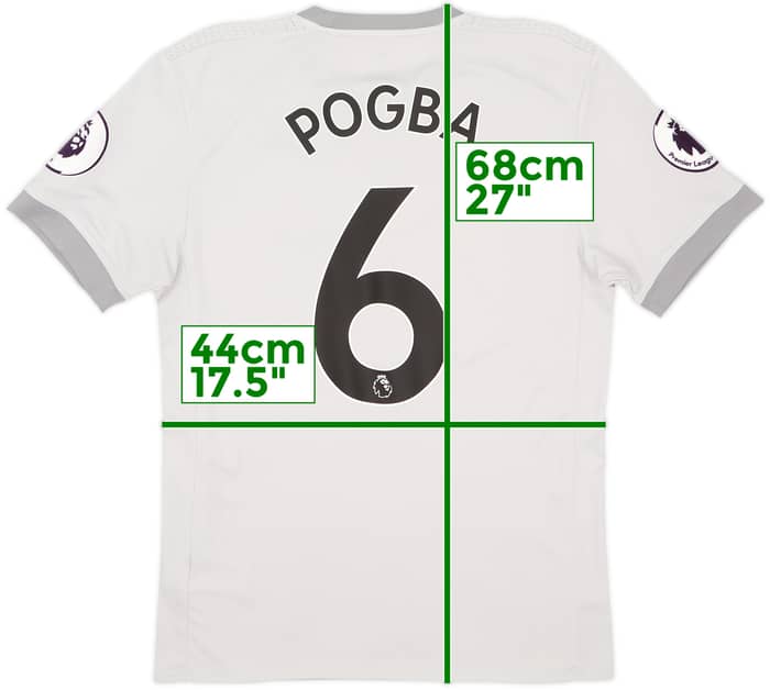 2017-18 Manchester United Third Shirt Pogba #6 - 8/10 - (S)