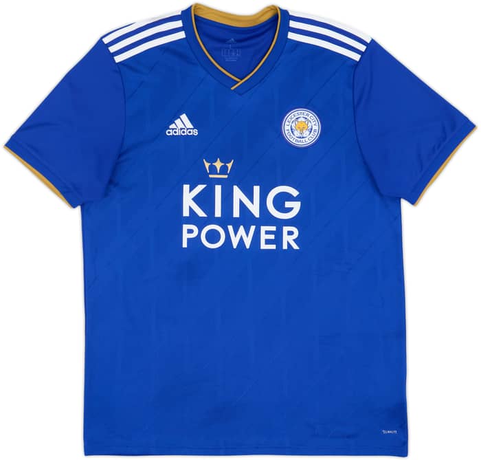 2018-19 Leicester Home Shirt Vardy #9 - 8/10 - (L)