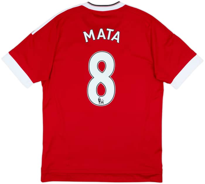 2015-16 Manchester United Home Shirt Mata #8 - 10/10 - (M)