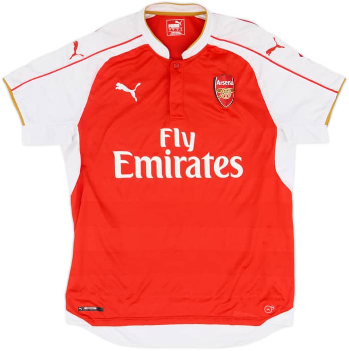 2015-16 Arsenal Home Shirt Arteta #8 - 8/10 - (L)