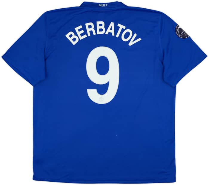 2008-09 Manchester United Third Shirt Berbatov #9 - 7/10 - (XXL)