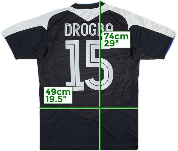 2004-05 Chelsea Away Shirt Drogba #15 - 8/10 - (M)
