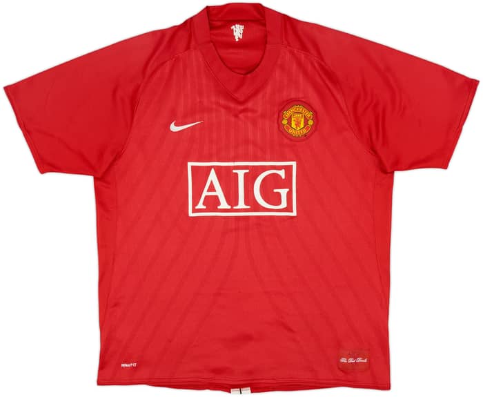 2007-09 Manchester United Home Shirt Rooney #10 - 5/10 - (XL)