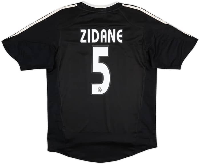 2004-05 Real Madrid Away Shirt Zidane #5 - 6/10 - (S)