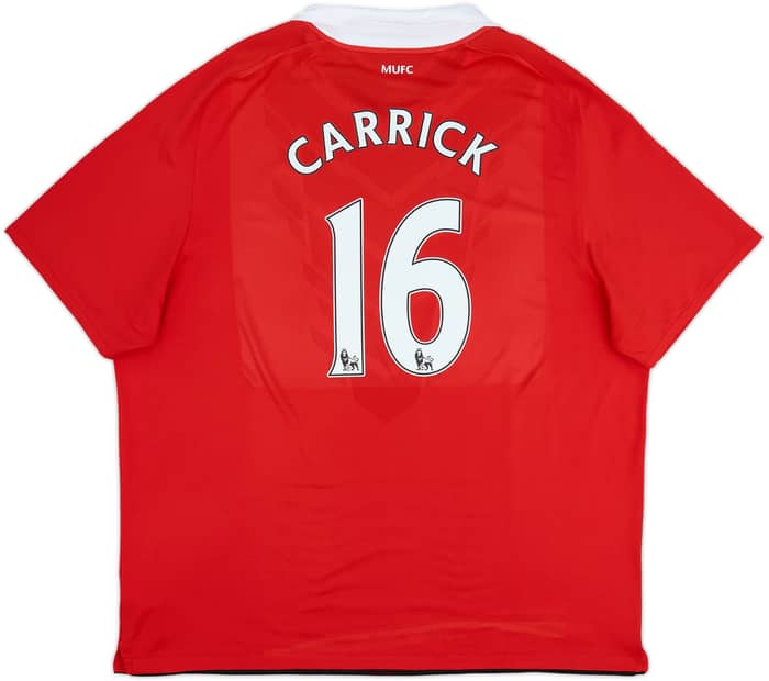 Camiseta de local del Manchester United 2010-11 Carrick #16 - 8/10 - (3XL)
