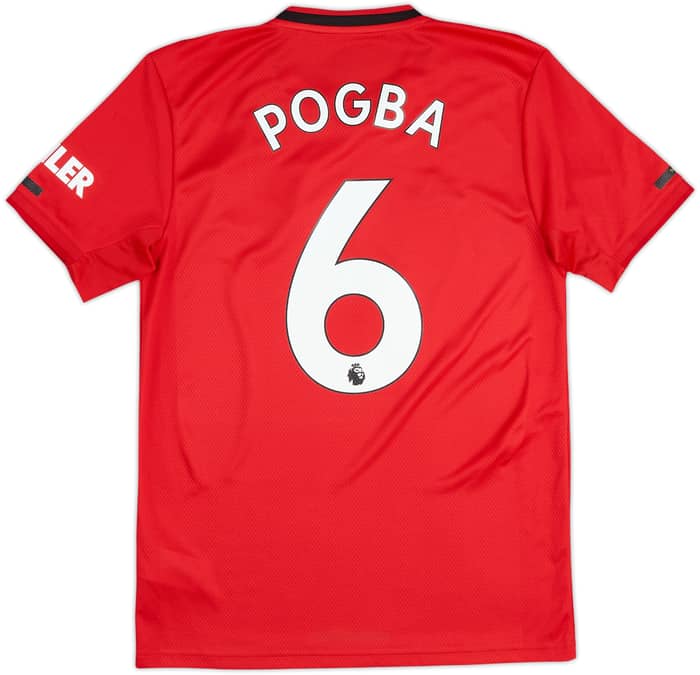 2019-20 Manchester United Home Shirt Pogba #6 - 8/10 - (S)