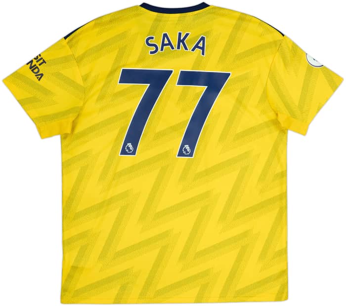 2019-20 Arsenal Away Shirt Saka #77 - 8/10 - (XL)