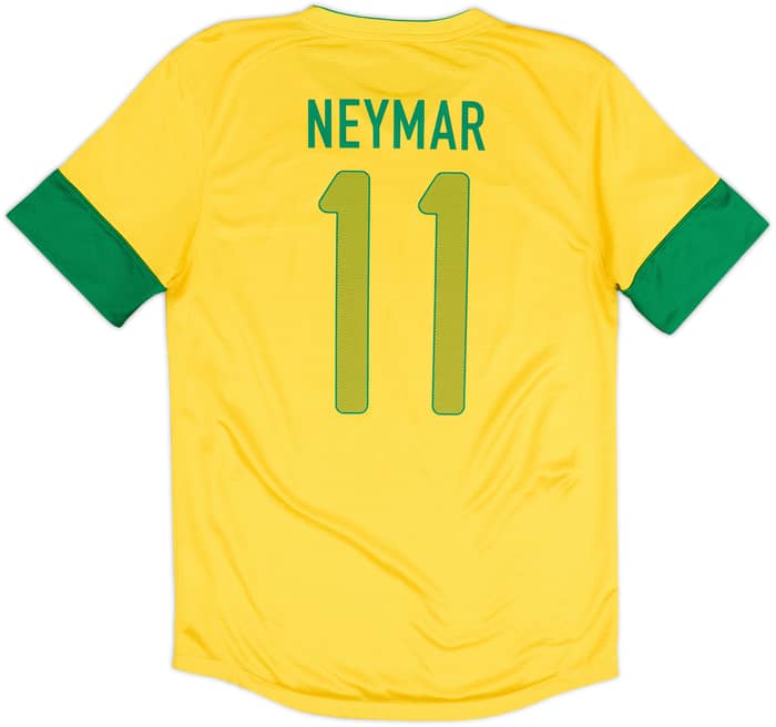 2012-13 Brazil Home Shirt Neymar #11 - 9/10 - (S)