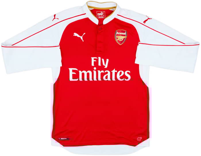 2015-16 Arsenal Home L/S Shirt Ozil #11 - 9/10 - (S)