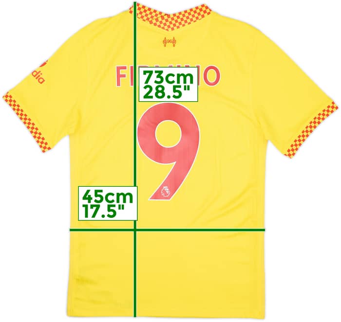 2021-22 Liverpool Third Shirt Firmino #9 - 8/10 - (S)