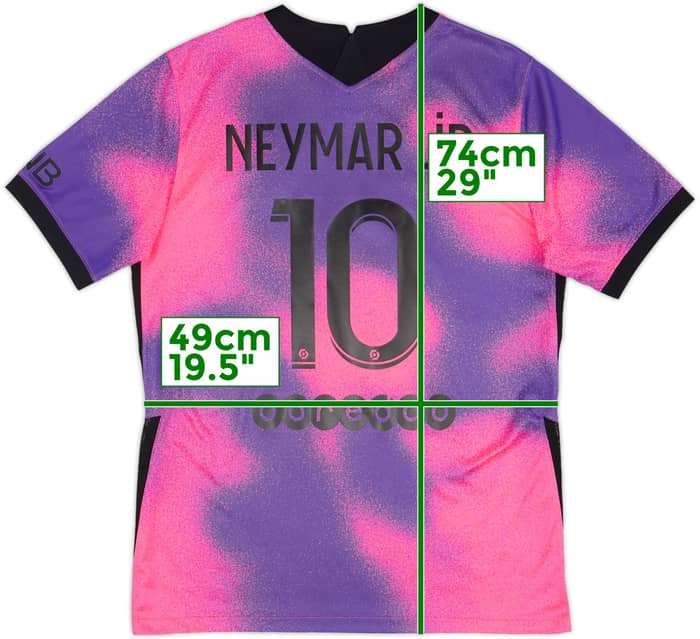 2020-21 Paris Saint-Germain Fourth Shirt Neymar Jr #10 - 10/10 - (M)