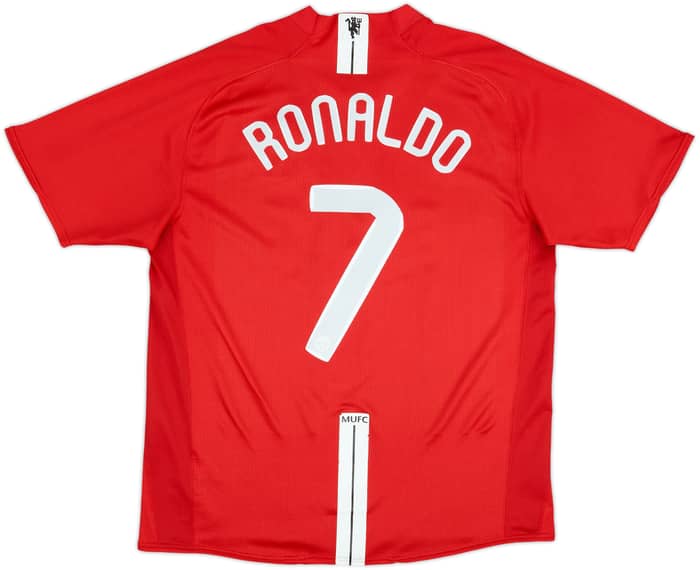 2007-09 Manchester United Home Shirt Ronaldo #7 - 7/10 - (L)