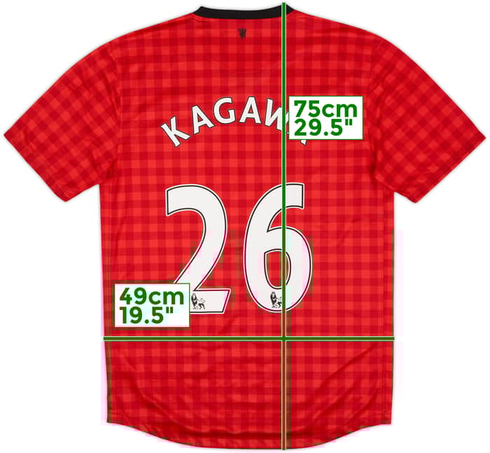 2012-13 Manchester United Home Shirt Kagawa #26 - 7/10 - (M)