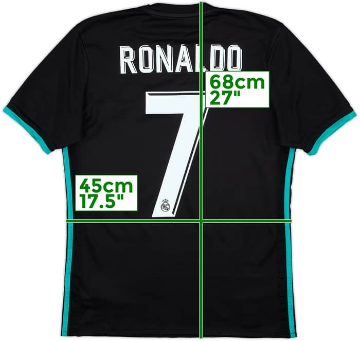 2017-18 Real Madrid Away Shirt Ronaldo #7 - 7/10 - (S)