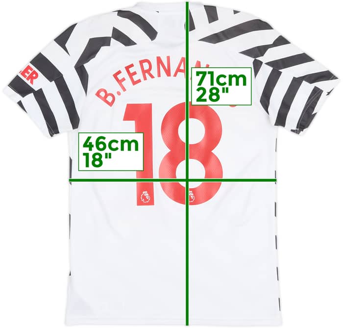 2020-21 Manchester United Third Shirt B.Fernandes #18 - 6/10 - (S)
