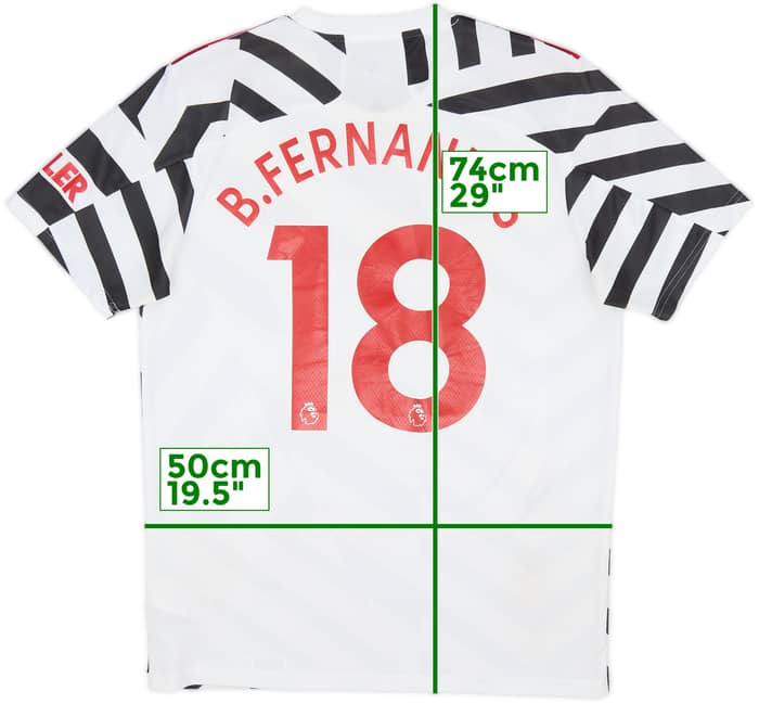 2020-21 Manchester United Third Shirt B.Fernandes #18 - 7/10 - (M)