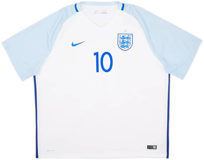 2016-17 England Home Shirt Rooney #10 - 8/10 - (3XL)