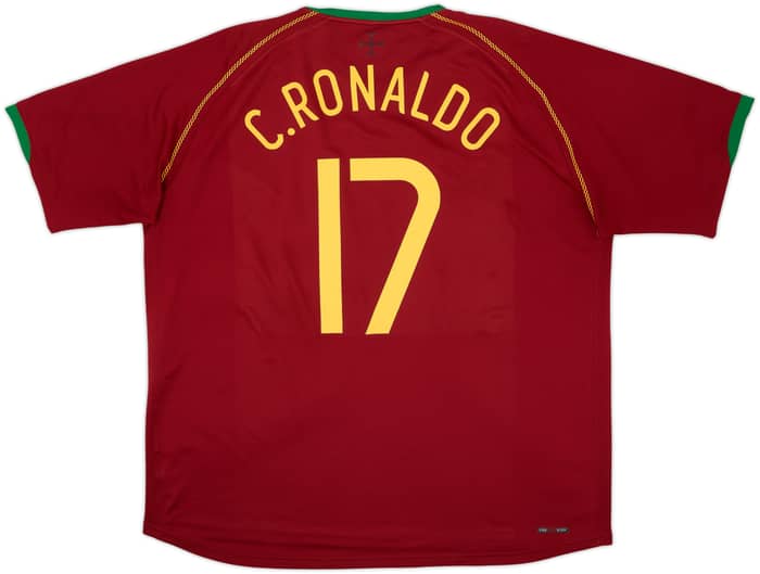 2006-08 Portugal Home Shirt C.Ronaldo #17 - 8/10 - (3XL)
