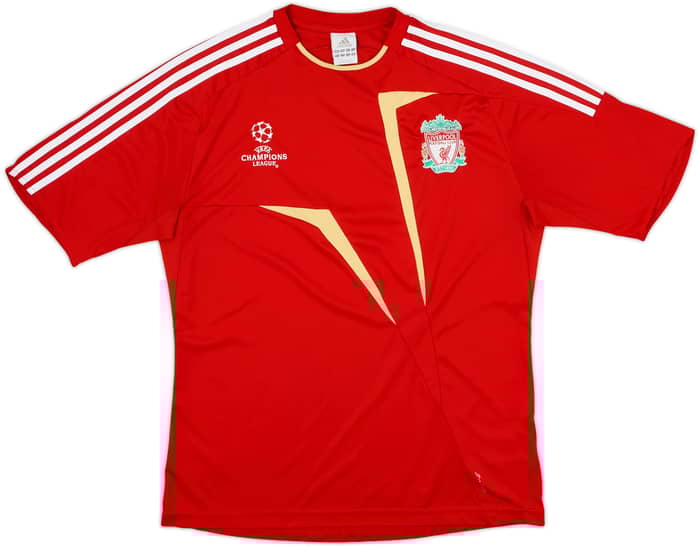 2009-10 Liverpool adidas CL Training Shirt - 8/10 - (L)