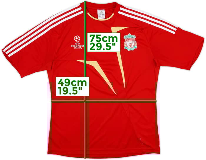 2009-10 Liverpool adidas CL Training Shirt - 8/10 - (L)