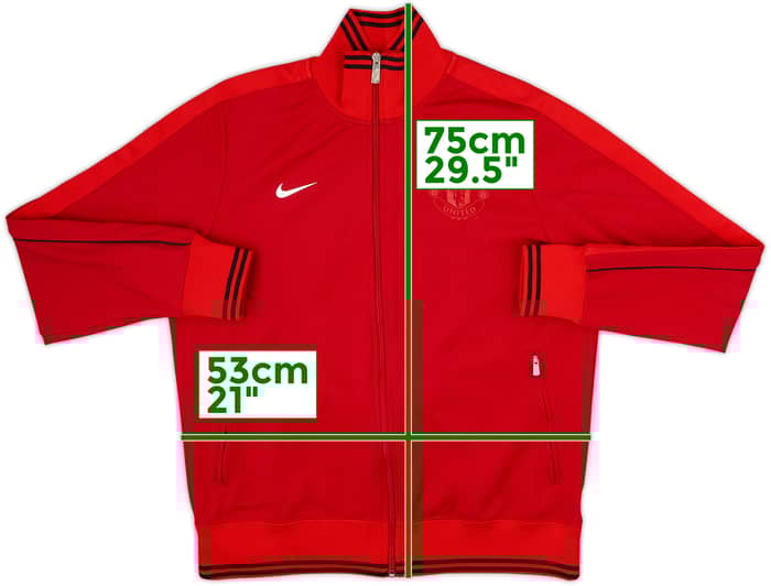 2013-14 Manchester United Nike Track Jacket - 8/10 - (L)