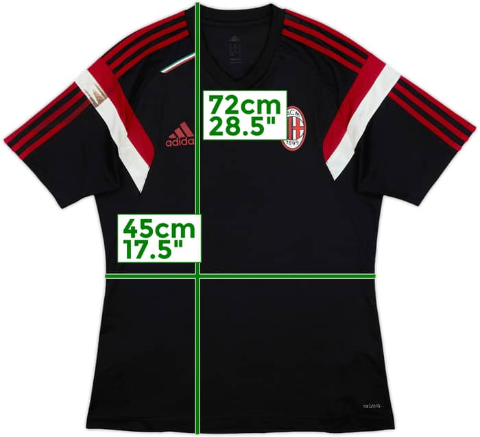 2014-15 AC Milan adidas Training Shirt - 5/10 - (M)