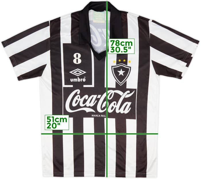 1992 Botafogo Home Shirt #8 - 8/10 - (L)