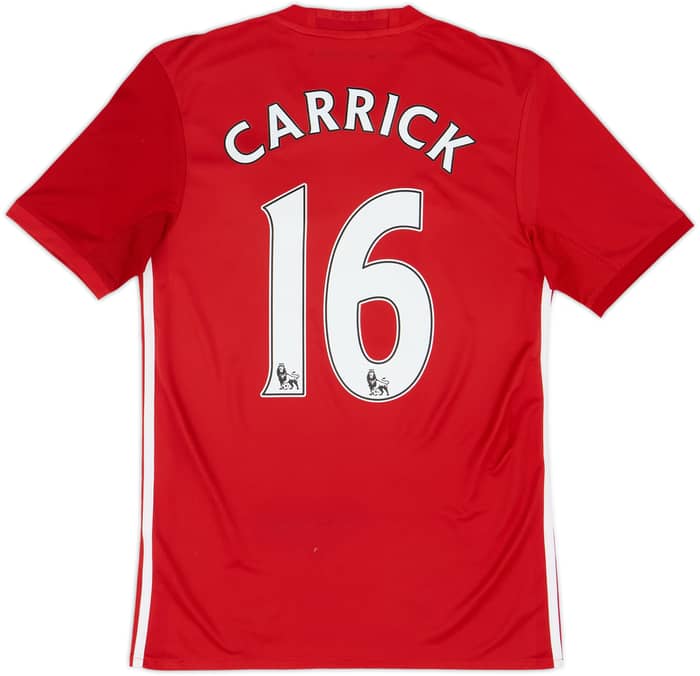 2016-17 Manchester United Home Shirt Carrick #16 - 8/10 - (XS)