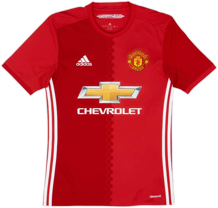 2016-17 Manchester United Home Shirt Carrick #16 - 8/10 - (XS)