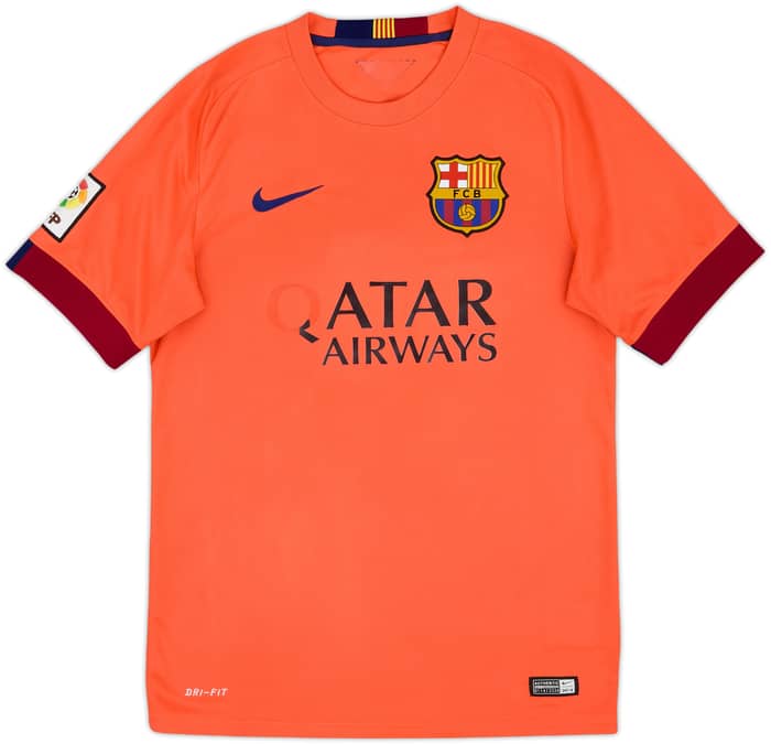 2014-15 Barcelona Away Shirt Messi #10 - 4/10 - (S)