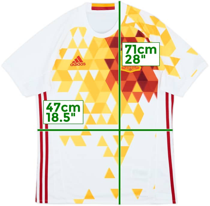 2016-17 Spain Away Shirt - 10/10 - (S)